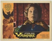 1y181 ATOM AGE VAMPIRE LC #2 '63 best c/u of monster choking his terrified victim, Italian horror!