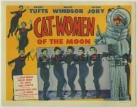 1y091 CAT-WOMEN OF THE MOON LC '53 campy cult classic, best portrait of five sexy female aliens!