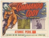 1y076 COMMANDO CODY chapter 2 TC '53 great art & inset of Judd Holdren in costume, Atomic Peril!