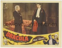 1y014 DRACULA LC #2 R51 Tod Browning, wonderful c/u of vampire Bela Lugosi & Edward Van Sloan!
