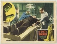 1y044 GHOST OF FRANKENSTEIN LC #2 R48 Hardwicke & Lugosi by monster Lon Chaney Jr. on lab table!