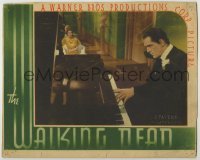 1y026 WALKING DEAD LC '36 wonderful close up of creepy Boris Karloff playing piano, rare!