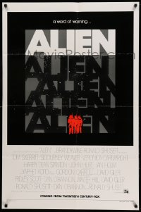 1z376 ALIEN teaser 1sh '79 Ridley Scott classic, a word of warning, rare & different image!