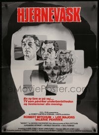 1z101 AGENCY Danish '81 different art of Robert Mitchum transforming into a monster!