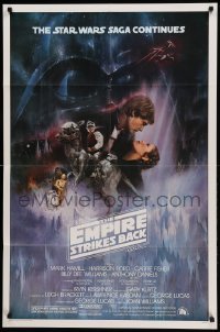 1z407 EMPIRE STRIKES BACK studio style 1sh '80 classic Gone With The Wind style art by Roger Kastel