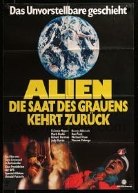 1z350 ALIEN 2 German '82 Italian sci-fi ripoff unrelated to Alien, wacky!
