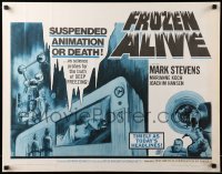 1z015 FROZEN ALIVE 1/2sh '66 cool German sci-fi/horror, suspended animation or death!