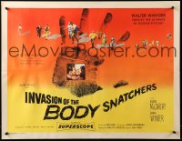 1z003 INVASION OF THE BODY SNATCHERS style A 1/2sh '56 different montage of stars over handprint!
