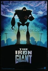 1z306 IRON GIANT int'l 1sh '99 animated modern classic, completely different cartoon robot art!