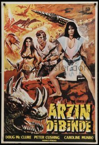 1z069 AT THE EARTH'S CORE Turkish '83 Edgar Rice Burroughs, Caroline Munro, McClure, different!