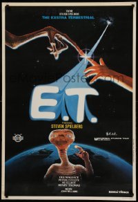 1z074 E.T. THE EXTRA TERRESTRIAL Turkish '84 Steven Spielberg classic, different Alvin & Muz art!
