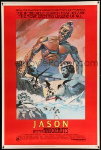2a216 JASON & THE ARGONAUTS 40x60 R78 special effects by Ray Harryhausen, Gary Meyer fantasy art!