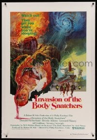 2a170 INVASION OF THE BODY SNATCHERS linen style C int'l 1sh '78 completely different artwork!