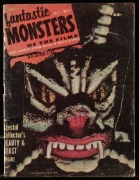 2a298 FANTASTIC MONSTERS OF THE FILMS vol 1 no 5 magazine 1963 creepy monster from Voodoo Woman!
