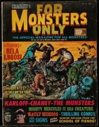 2a300 FOR MONSTERS ONLY vol 1 no 2 magazine Sept 1966 Severin art of the greatest monster battle!