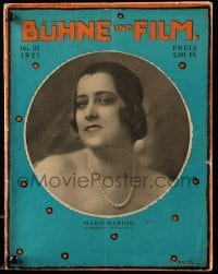 2a017 NOSFERATU German magazine '21 rare Buhne und Film illustrated article on F.W. Murnau classic