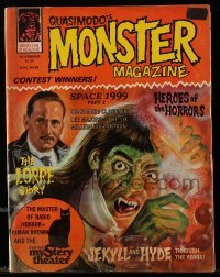 2a316 QUASIMODO'S MONSTER MAGAZINE vol 1 no 5 magazine Nov 1975 Jekyll & Hyde through the years!
