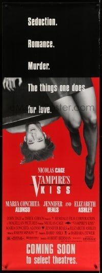 2a202 VAMPIRE'S KISS 24x66 special '88 Nicolas Cage & sexy legs, the things one does for love!