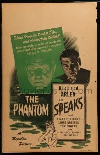 2a047 PHANTOM SPEAKS WC '45 Richard Arlen, science brings the dead to life & horror takes control!