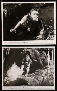 2a041 TROG 11 8x10 stills '70 great images of Joan Crawford & wacky prehistoric monster!