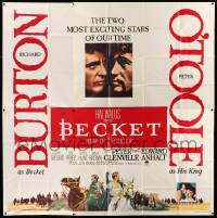 2c005 BECKET 6sh '64 Richard Burton in the title role, Peter O'Toole, John Gielgud