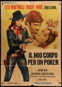 2c689 BELLE STARR STORY Italian 1p '68 Lina Wertmuller, art of sexy cowgirl Elsa Martinelli!