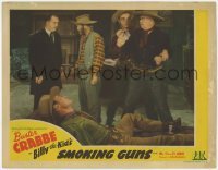 2d067 BILLY THE KID'S SMOKING GUNS LC '42 Buster Crabbe & Al Fuzzy St. John catch the bad guys!