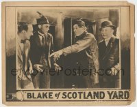2d073 BLAKE OF SCOTLAND YARD LC '27 three men shocked by Asian man pointing finger, sci-fi serial!