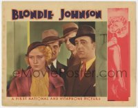 2d074 BLONDIE JOHNSON LC '33 close up of Joan Blondell & Allen Jenkins standing in doorway!