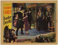 2d079 BORDER DEVILS LC '32 Harry Carey protects Kathleen Collins as two men walk into her home!