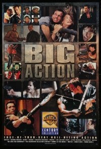 2g203 BIG ACTION 27x40 video poster '98 Warner Bros, Bill Paxton, Schwarzenegger, Snipes!