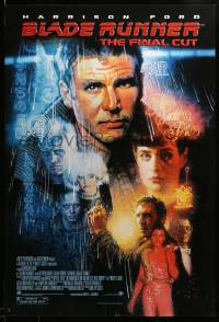 2g532 BLADE RUNNER 1sh R07 Ridley Scott sci-fi classic, art of Harrison Ford by Drew Struzan!