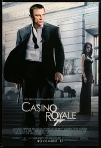2g555 CASINO ROYALE advance 1sh '06 Daniel Craig as James Bond & sexy Eva Green!