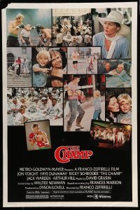 2g556 CHAMP 1sh '79 great images of Jon Voight boxing with Ricky Schroder, Faye Dunaway!