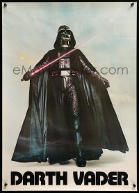2g268 DARTH VADER 20x28 commercial poster '77 Sith Lord w/ lightsaber activated by Bob Seidemann!