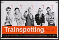 2g319 TRAINSPOTTING 24x36 English commercial poster '96 heroin addict Ewan McGregor, Danny Boyle!