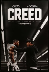 2g567 CREED teaser DS 1sh '15 image of Sylvester Stallone as Rocky Balboa with Michael Jordan!