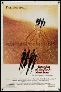 2g709 INVASION OF THE BODY SNATCHERS advance 1sh '78 Kaufman classic remake of sci-fi thriller!