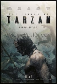 2g743 LEGEND OF TARZAN teaser DS 1sh '16 David Yates, Alexander Skarsgard In the title role!