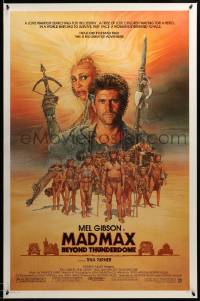 2g764 MAD MAX BEYOND THUNDERDOME 1sh '85 art of Mel Gibson & Tina Turner by Richard Amsel!