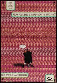 2g774 MALLRATS style A teaser DS 1sh '95 Kevin Smith, Snootchie Bootchies, cool magic eye design!