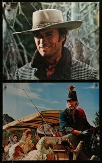 2g019 PAINT YOUR WAGON 11 color 16x20 stills '69 Clint Eastwood, Lee Marvin & pretty Jean Seberg!