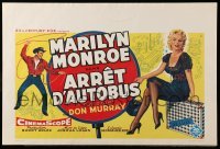 2g172 BUS STOP 14x21 Belgian REPRO poster '00s Don Murray and sexy Marilyn Monroe!