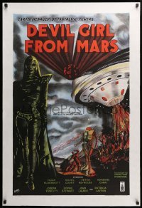2g175 DEVIL GIRL FROM MARS 27x40 English REPRO poster '90s same art as the rare original 1sheet!