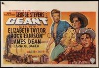 2g181 GIANT 15x22 Belgian REPRO poster '00s James Dean, Elizabeth Taylor, Hudson, Stevens classic!