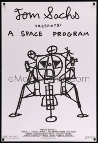 2g901 SPACE PROGRAM heavy stock 1sh '15 Tom Sachs presents, wacky artwork of vehicle sent to Mars!