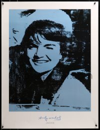 2g052 ANDY WARHOL 26x34 art print '04 Jackie, super close-up of her and President Kennedy!