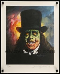 2g042 BASIL GOGOS signed #153/1000 art print '95 by artist, art of Chaney, London After Midnight!