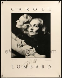 2g342 CAROLE LOMBARD TRIBUTE 22x28 special '82 wonderful close-up by Max King!
