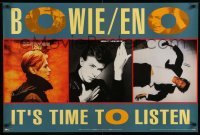 2g133 DAVID BOWIE/BRIAN ENO 24x36 music poster '91 It's Time to Listen, different images!